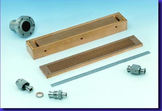 Water Fittings & GlidCop Heat Exchanger Detail