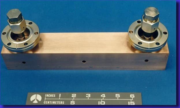 300mm Long Assembled GlidCop Internally-Cooled Mirror